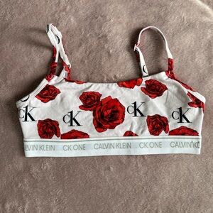 Calvin Klein Red Rose Bralette